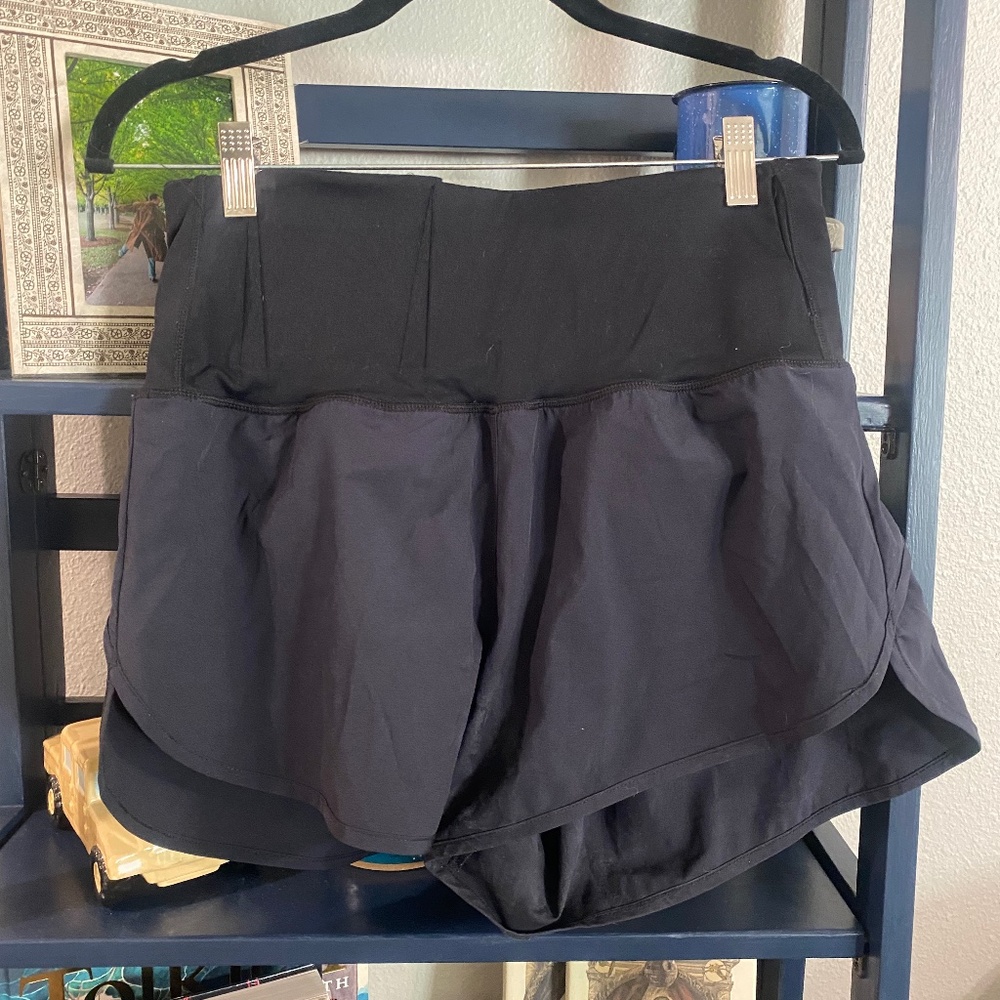 Alexo Athletica Matte Black Running Shorts